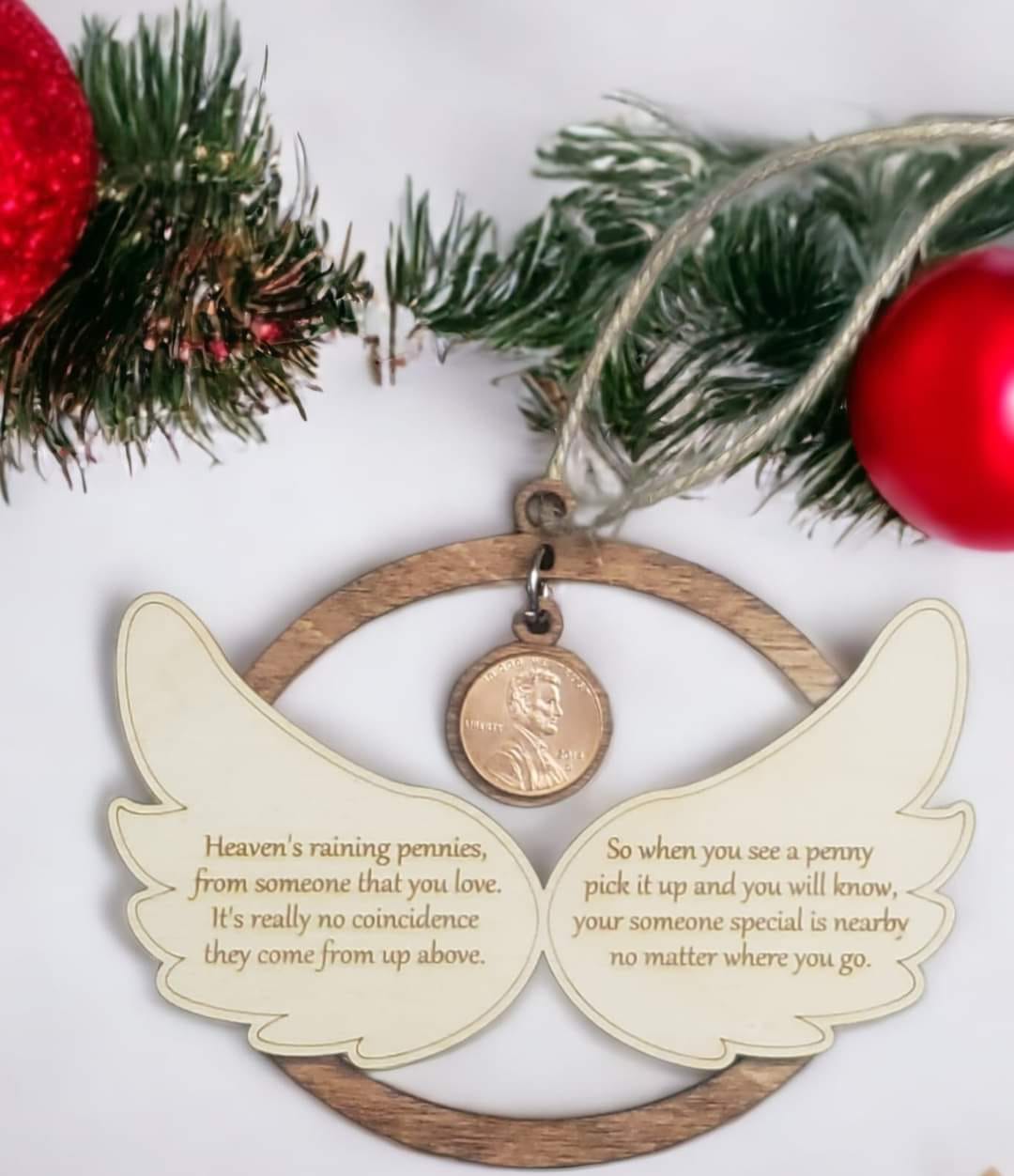 Pennies from Heaven Christmas Ornament