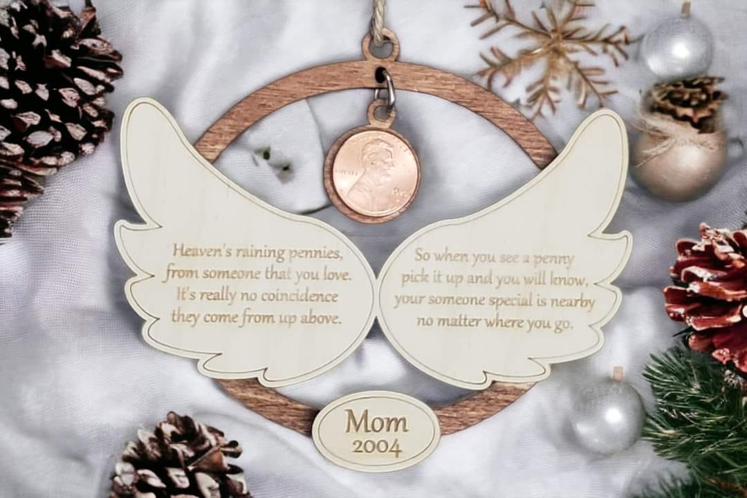 Pennies from Heaven Christmas Ornament