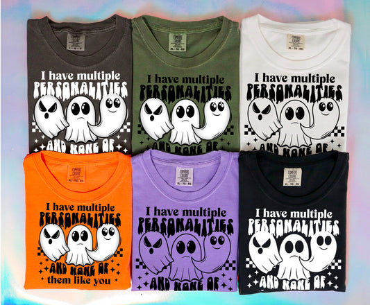 MULTIPLE PERSONALITIES GHOST TEE