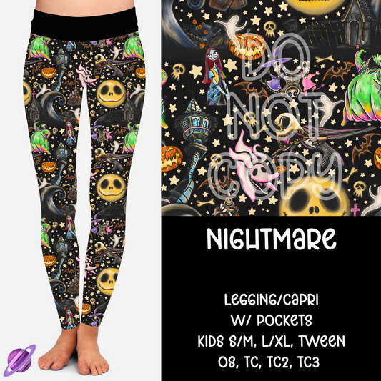 NIGHTMARE-B96 LEGGING/CAPRI PREORDER CLOSING 8/9