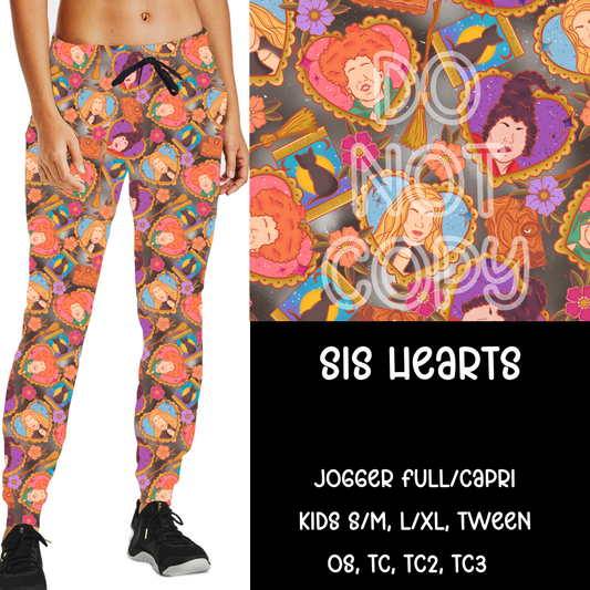 SIS HEARTS -B96 JOGGER/CAPRI PREORDER CLOSING 8/9