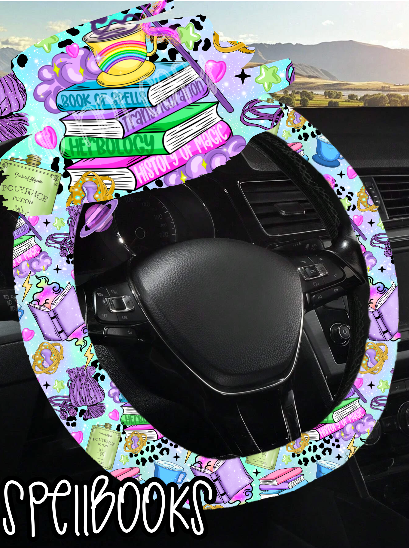 SPELLBOOKS - STEERING WHEEL COVERS ROUND 5 PREORDER CLOSING 8/22