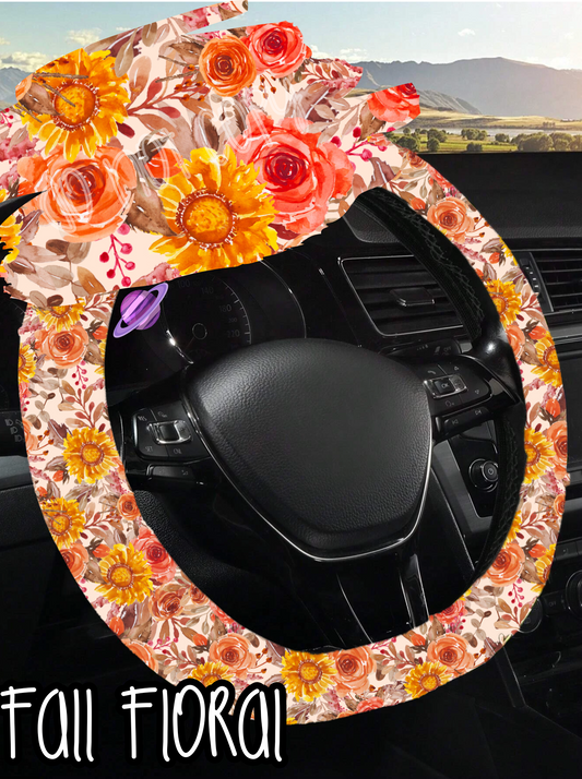 FALL FLORAL - STEERING WHEEL COVERS ROUND 5 PREORDER CLOSING 8/22