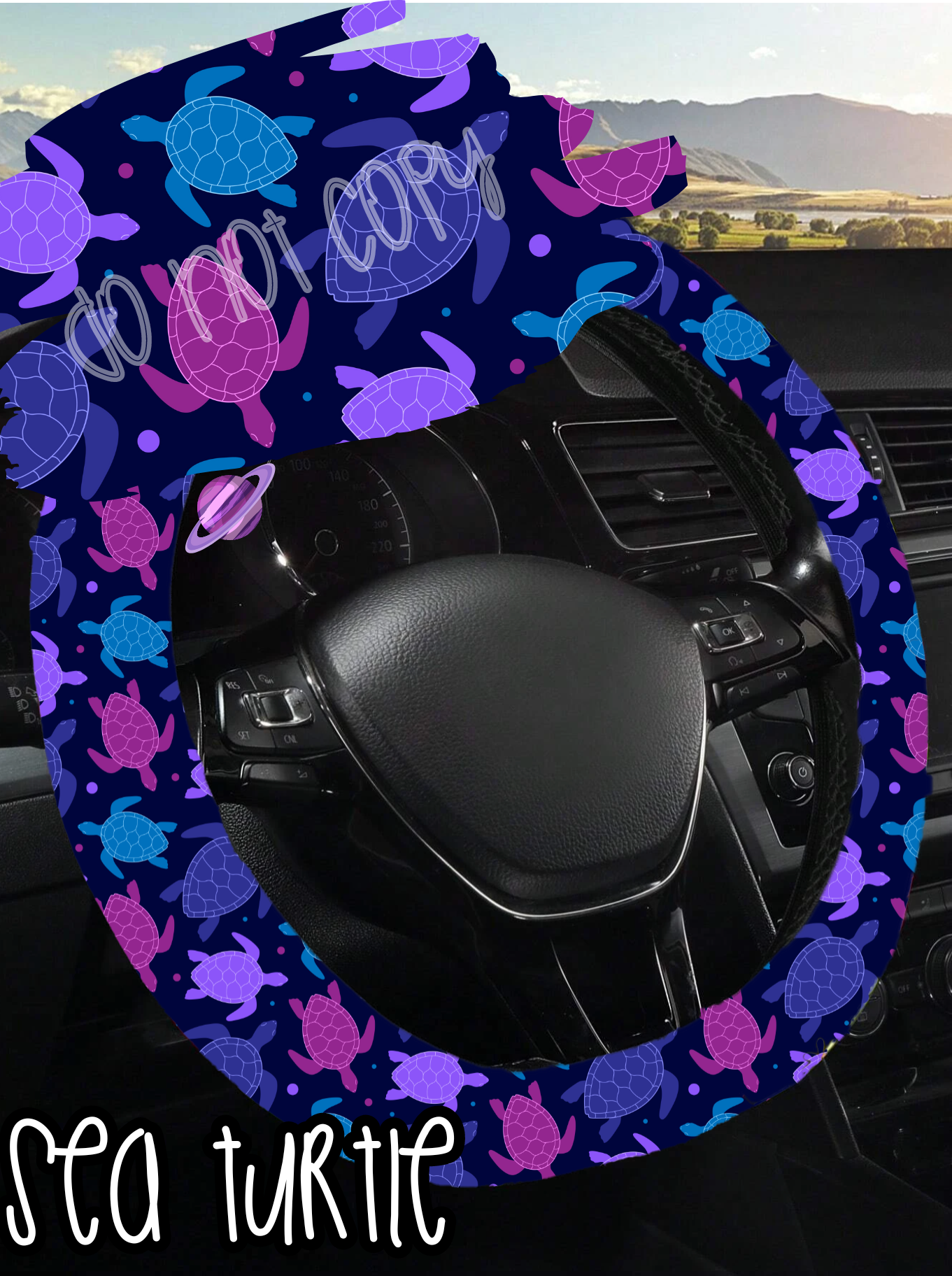 SEA TURTLE - STEERING WHEEL COVERS ROUND 5 PREORDER CLOSING 8/22