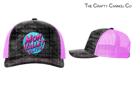 Black and Pink Snapback Hat