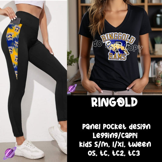 Ringgold Leggings or V-neck tee