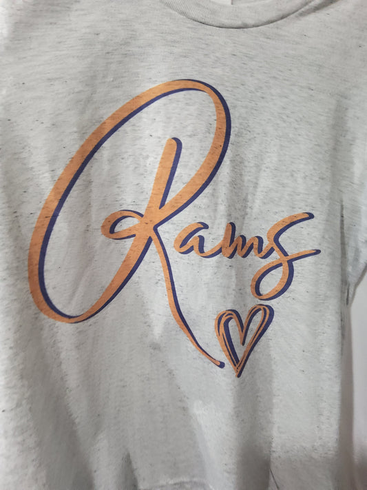 Ringgold Rams Cursive Print