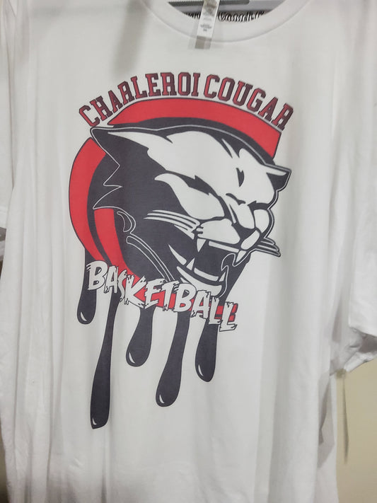 Charleroi Cougar Mascot Basketball Drip