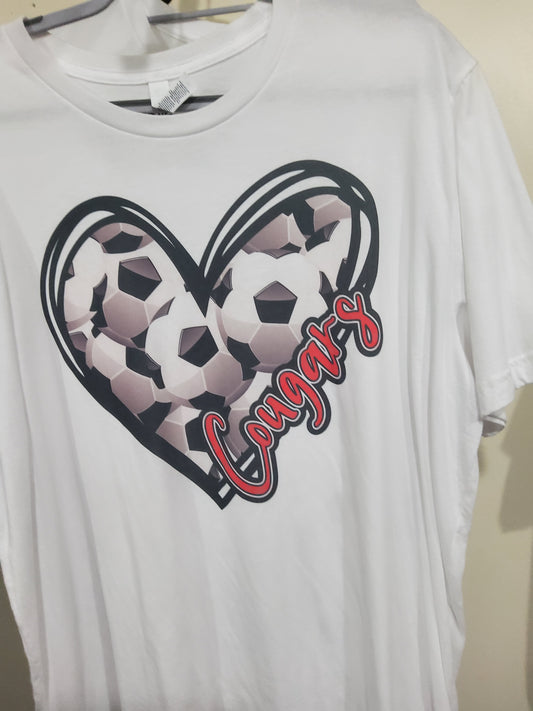 Charleroi Cougar Soccer Heart