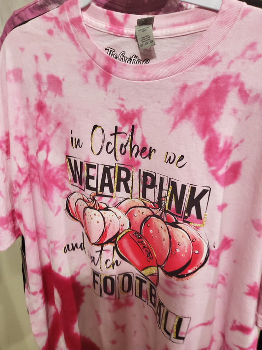 In October We Wear Pink & Watch Football