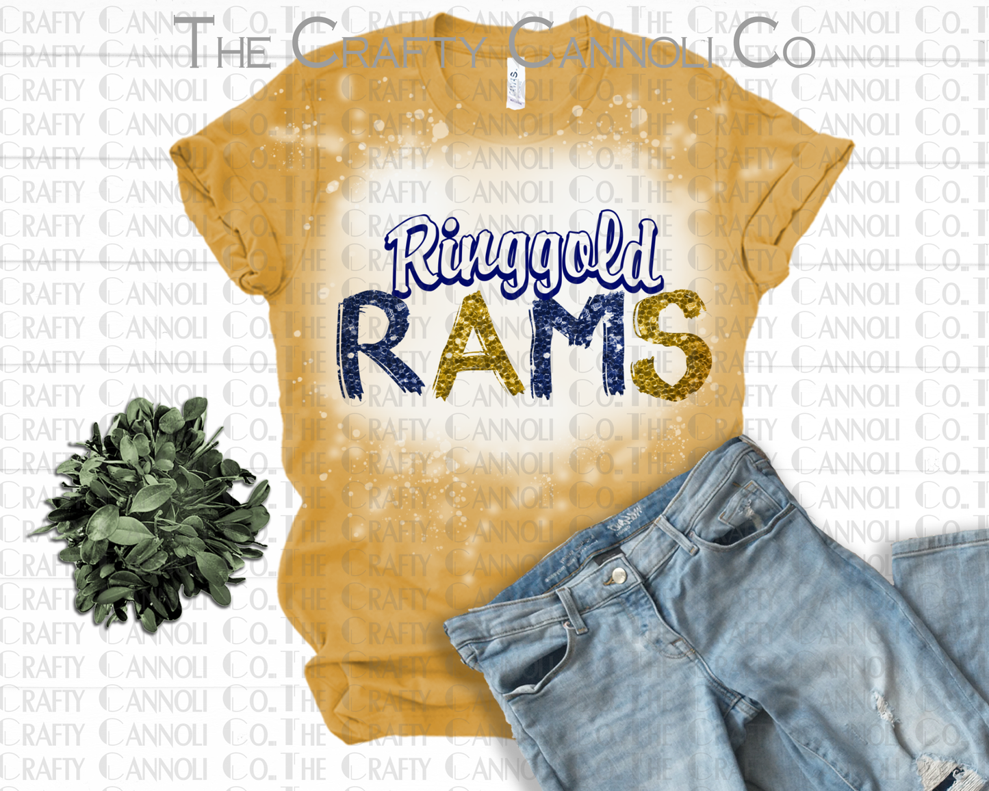 Faux Glitter Rams